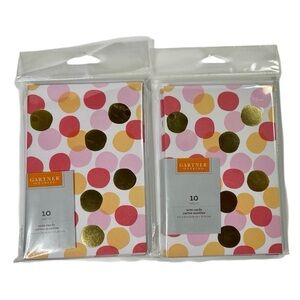 Note Cards Stationery Polka Dot Multicolor by Gartner Studios Blank Inside